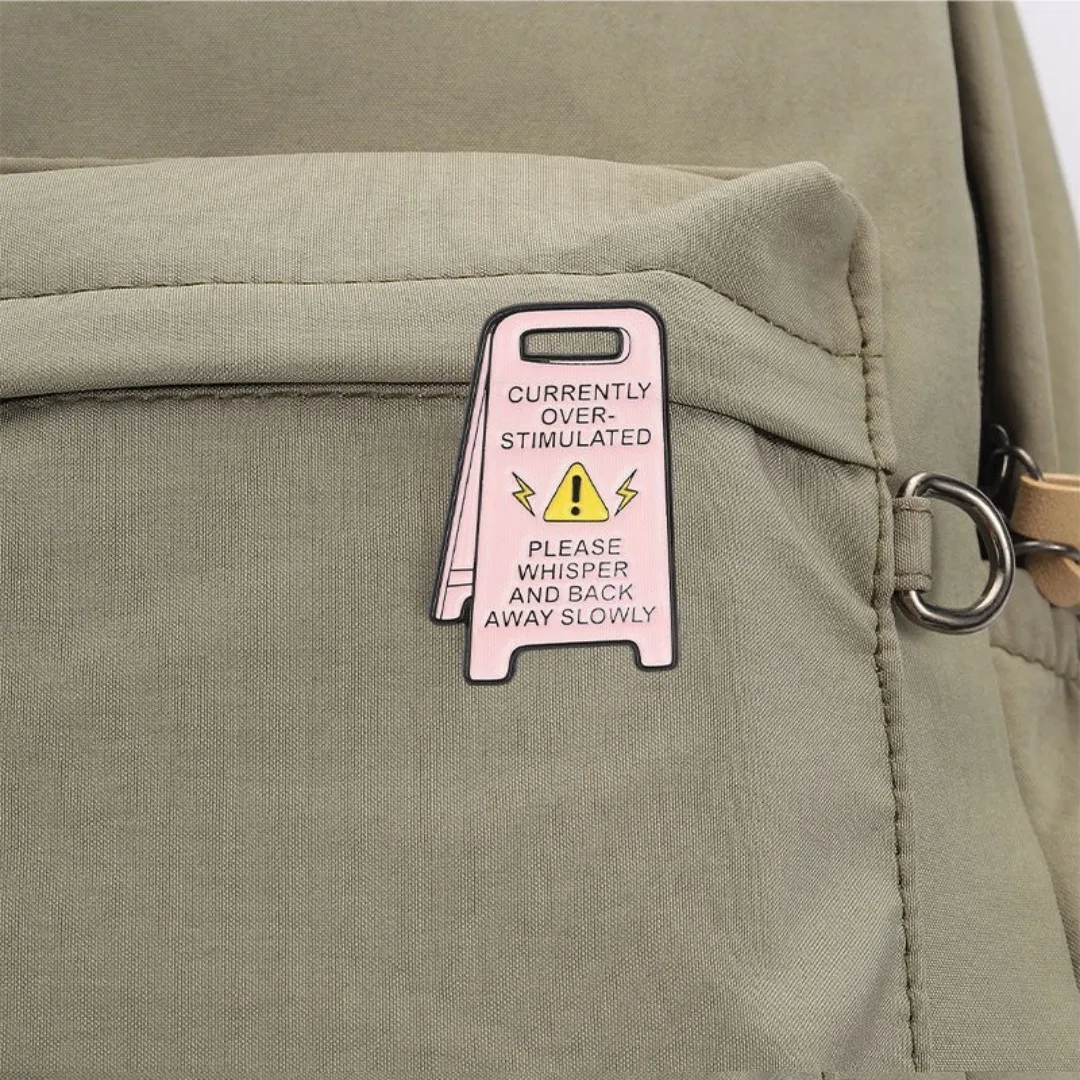 Humorous Caution Phrase Alloy Brooch Set Don’t Tell Me What To Do Metal Warning Badge Pin Hat Clothing Pins Deco Accessory Gift