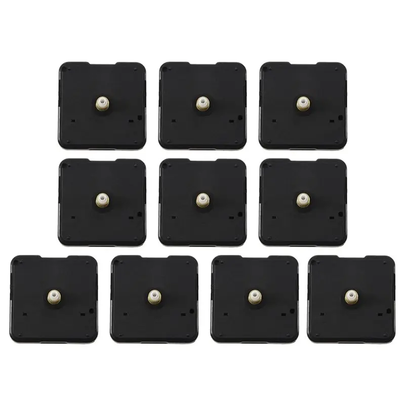 

10X Clock Movement Mechanism With White Hour Minute Red Second Hand DIY Tools Kit Multi-Purpose