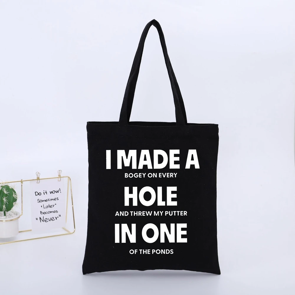 Slogan-style Graphic Canvas Tote Bag, Casual Streetwear Style for Daily Shopping and Outdoor Use