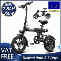 VARUN Adult electric bike 350W Motor 36V7.8AH Battery Folding Electric bicycle Commuter for Light 14Inch tire Off-Road E-bike