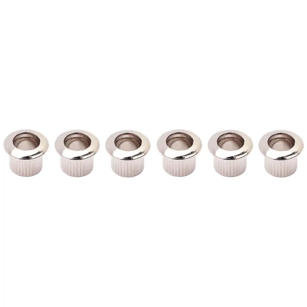 Set/6Pcs Nickel Metal Guitar Machine Head Tuning Peg Key Tuner Bushings DIY