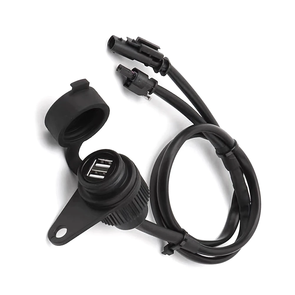 

A96E-Motorcycle USB Double Socket For BMW R1200GS R1250GS F700GS F750GS F800GS F850GS ADV Accessories With Lossless Line