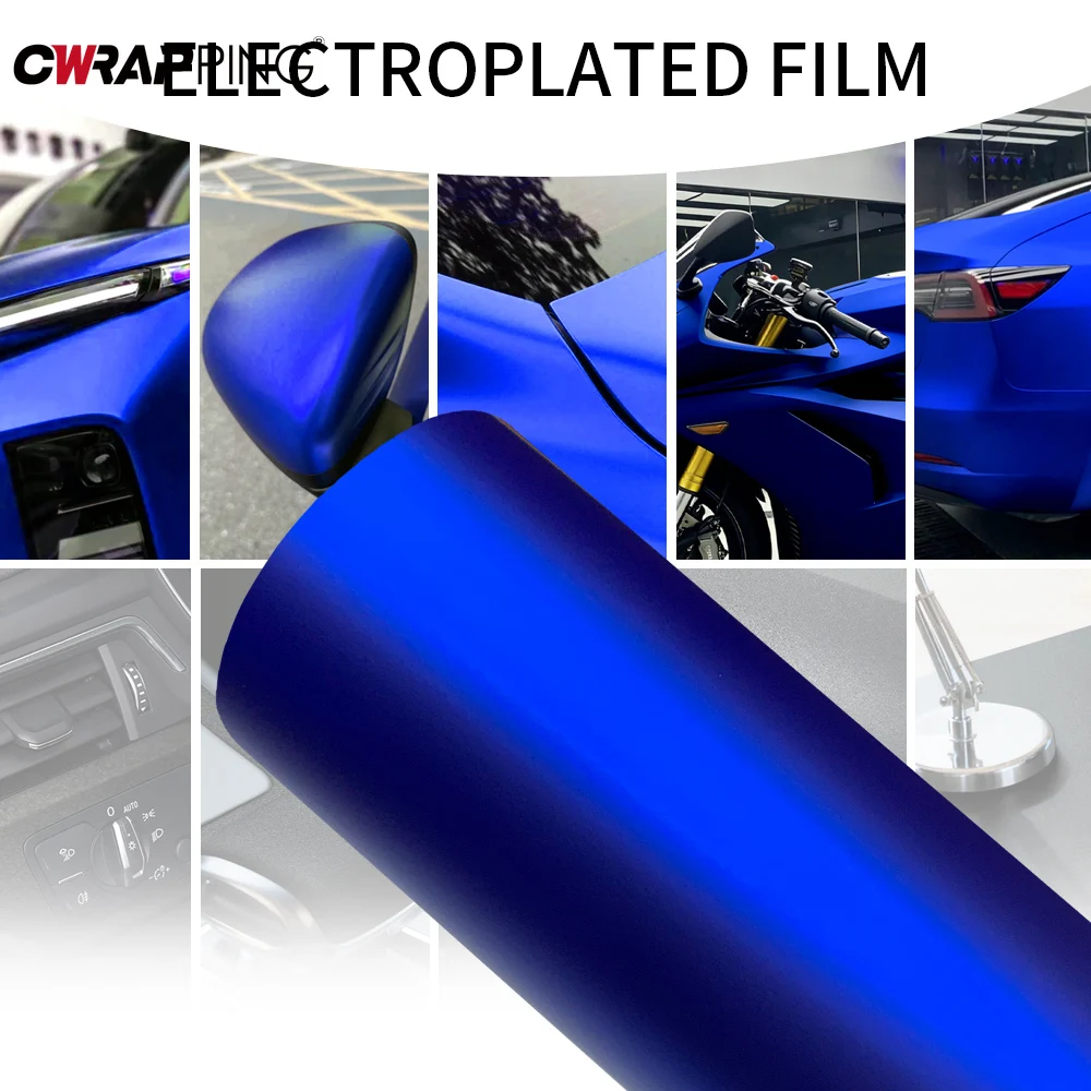 

Виниловая пленка для автомобильной пленки Romanee Blue, самоклеящиеся автомобильные уличные аксессуары, водонепроницаемый мотоциклетный шлем с защитой от царапин