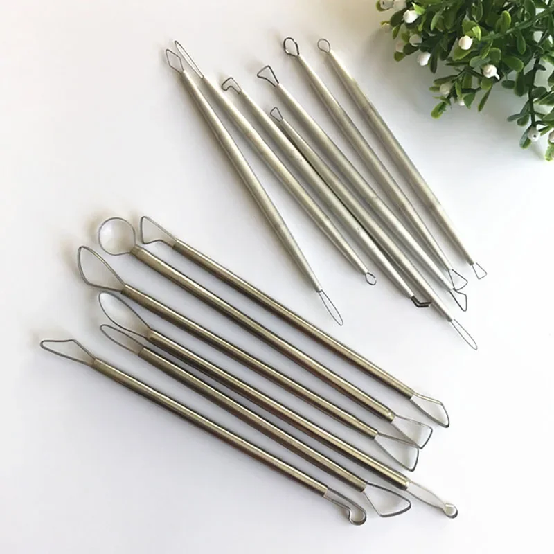 Stainless Steel Scraper Pottery Ceramic Tools Polymer Clay Carving Tools Carving Diy Accessories