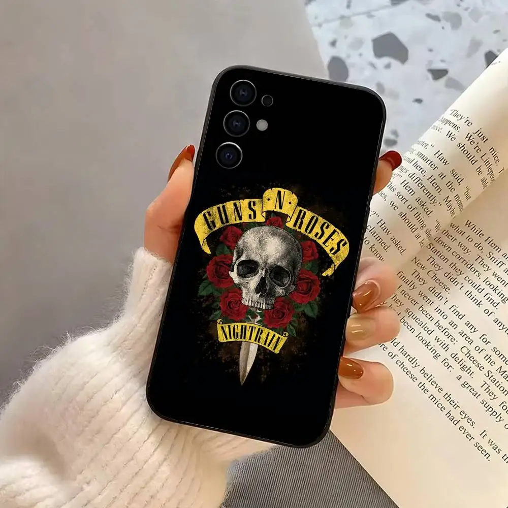 G-Guns N R-Roses Good Time Phone Case For Samsung S25,S24,S21,S22,S23,S30,Ultra,S20,Plus,Fe,Lite,Note,10,Black Cover