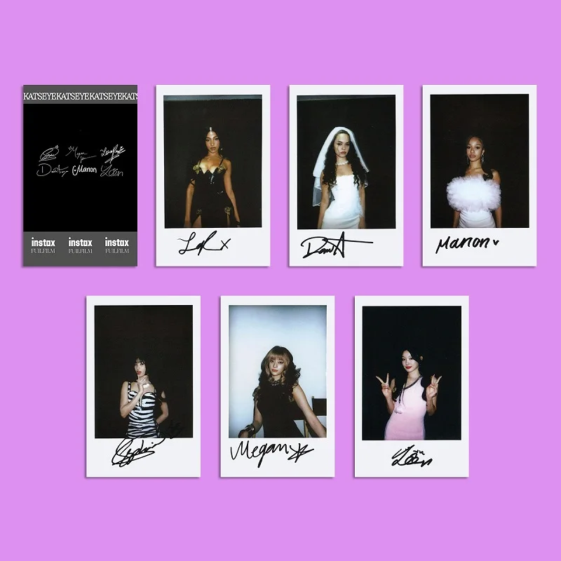 6Pcs KATSEYE Photocards Cat's Eye Peripheral LOMO Cards Girl Group Member Collectible Photo Fans Gift image 6