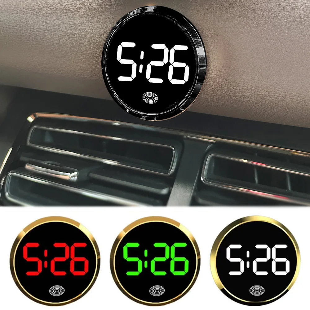 Interior luminous Clock For Car, Vehicle Dashboard Clock Replacement, Waterproof Car Decorative Clock, Dashboard Car Clock