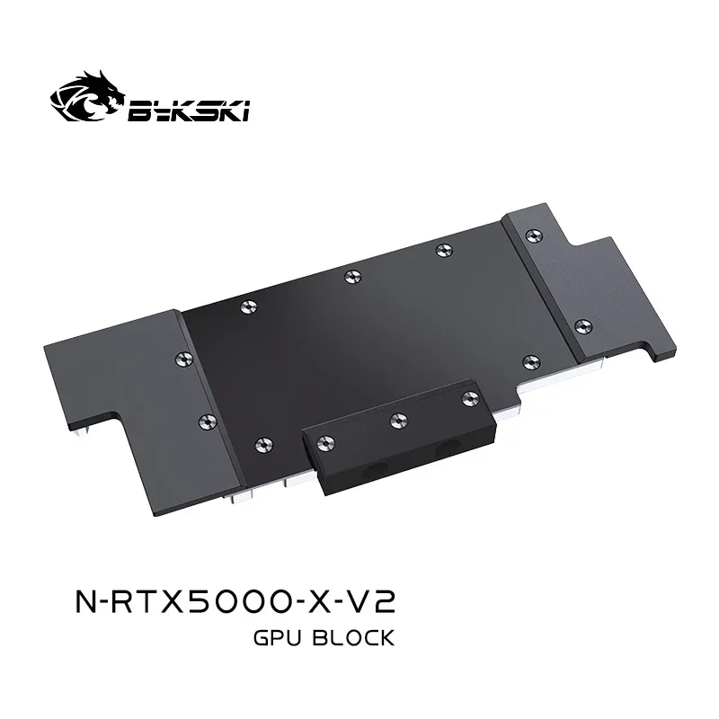 Bykski N-RTX5000-X-V2 GPU Water Block for Leadtek RTX5000 / Quadro RTX8000 Video Card / PC Cooler System /Metal Copper Radiator