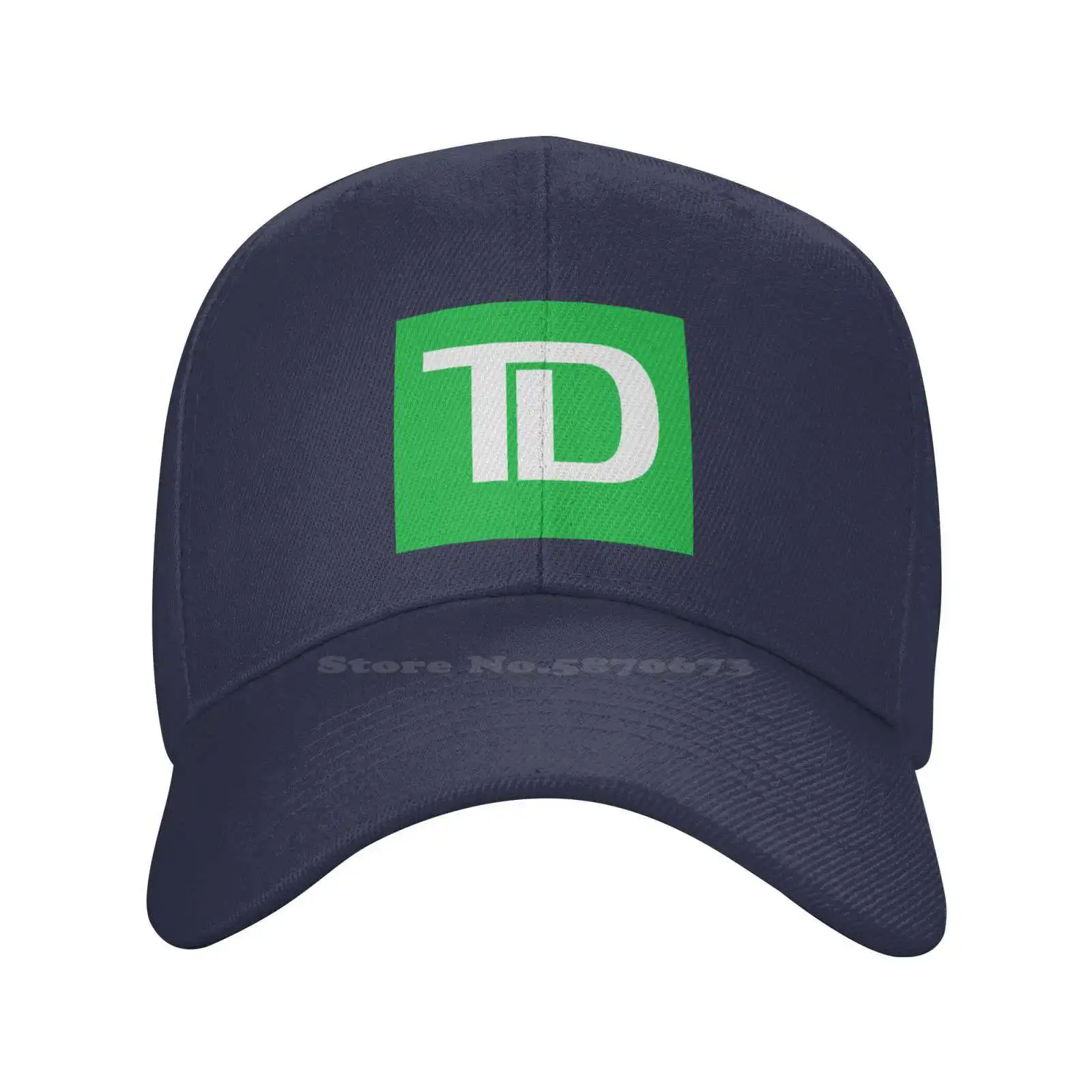 TD Bank Logo Quality Denim cap Knitted hat Baseball cap