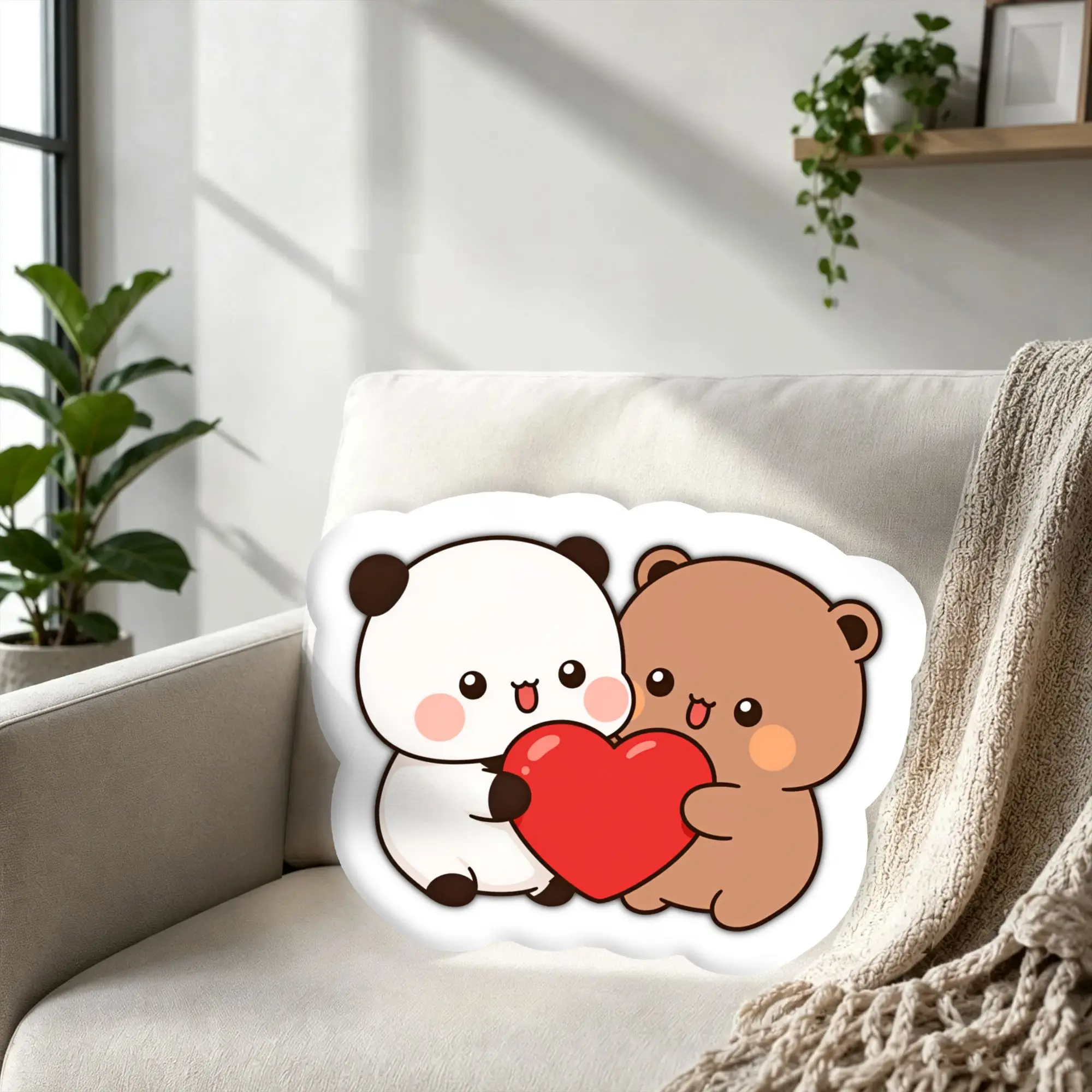 Personalized Photo Bubu Dudu Cute Manga Pillows Modern Comic Pillow Home Decoration