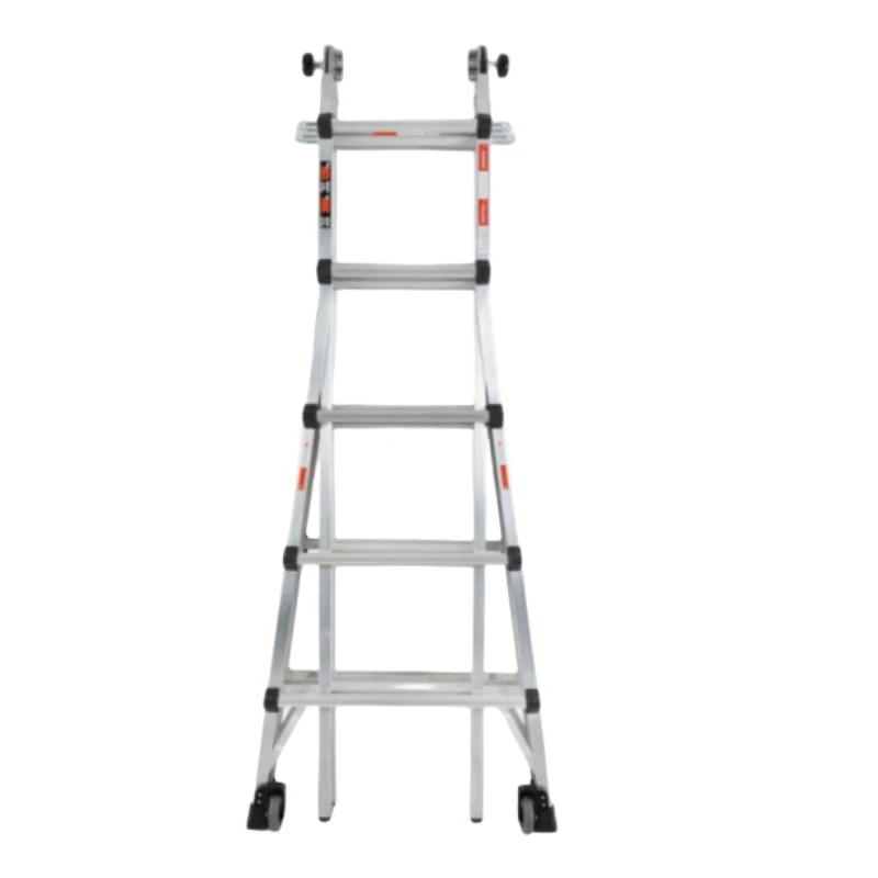 Factory Price 5 Step Ladder Durable Folding Workshop Aluminum Wall Ladder Multifunction Ladder