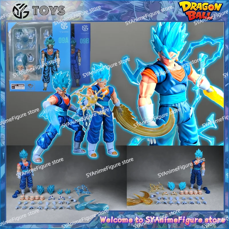 

In Stock YGMW Studio Dragon Ball Super Saiyan Blue Vegetto 09A 09B Solid Color Versions Action Figures Toy Collection Gift