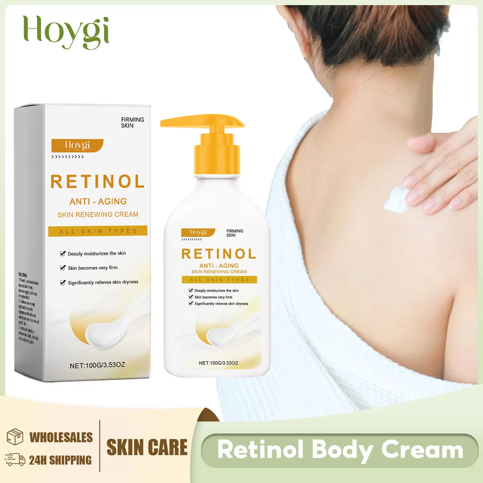 

Retinol Firming Cream Improve Sagging Skin Fade Fine Lines Reduce Wrinkle Nourish Increase Elasticity Lifting Tighten Skin Care