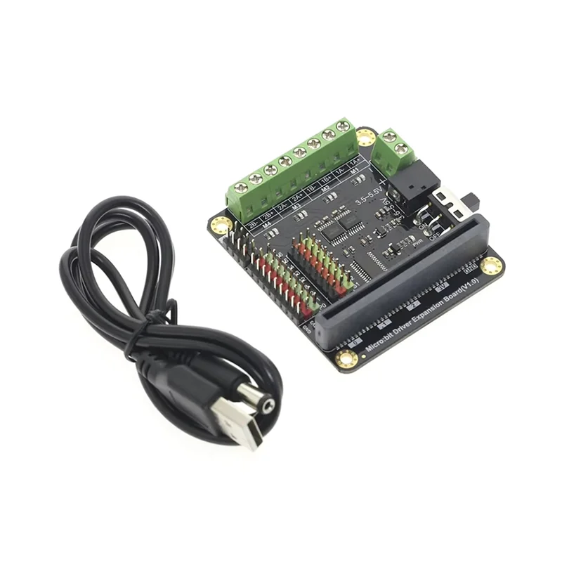 Performa Stabil-Dfrobot Micro-Driver Driver Expansion Board Penggerak Motor 4 Arah Antarmuka Servo 8 Arah Untuk Micro-Bit UNIHIKER