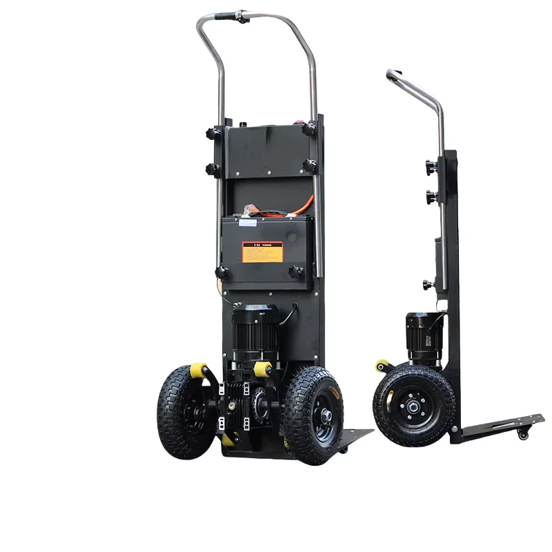 Folding Hand Trolley Cart MobileTool Electric Stair Climbing Machine Vehicle Cargo Handling Cart Up And Down Stair Climber