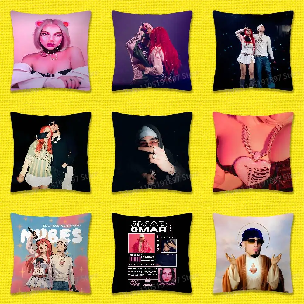 

O-Omar C-Courtz Primera musa Rose Throw Pillow Case For 50x50cm 30x30cm 55x55cm 45x45cm 40x40cm Square Bed Pillowcase Cover