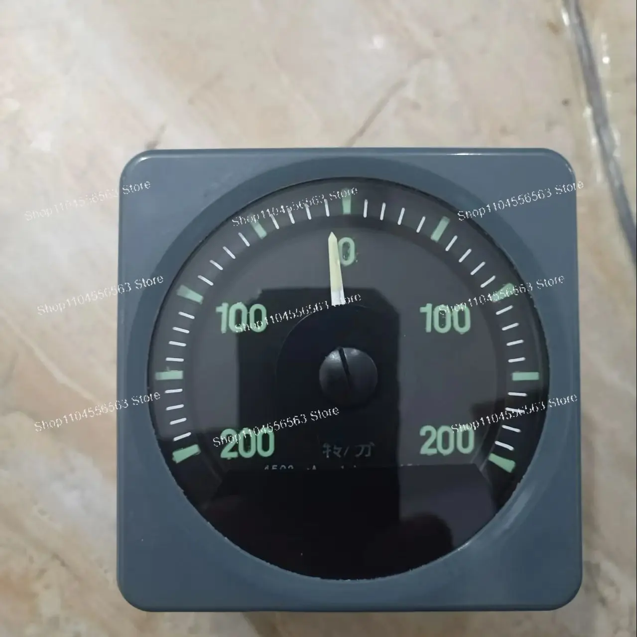 Marine Meter Set: Tachometer 45C3 ±200RPM 10V, Rudder Angle DL-III, Voltmeter 63C7 for Vessel Instrumentation