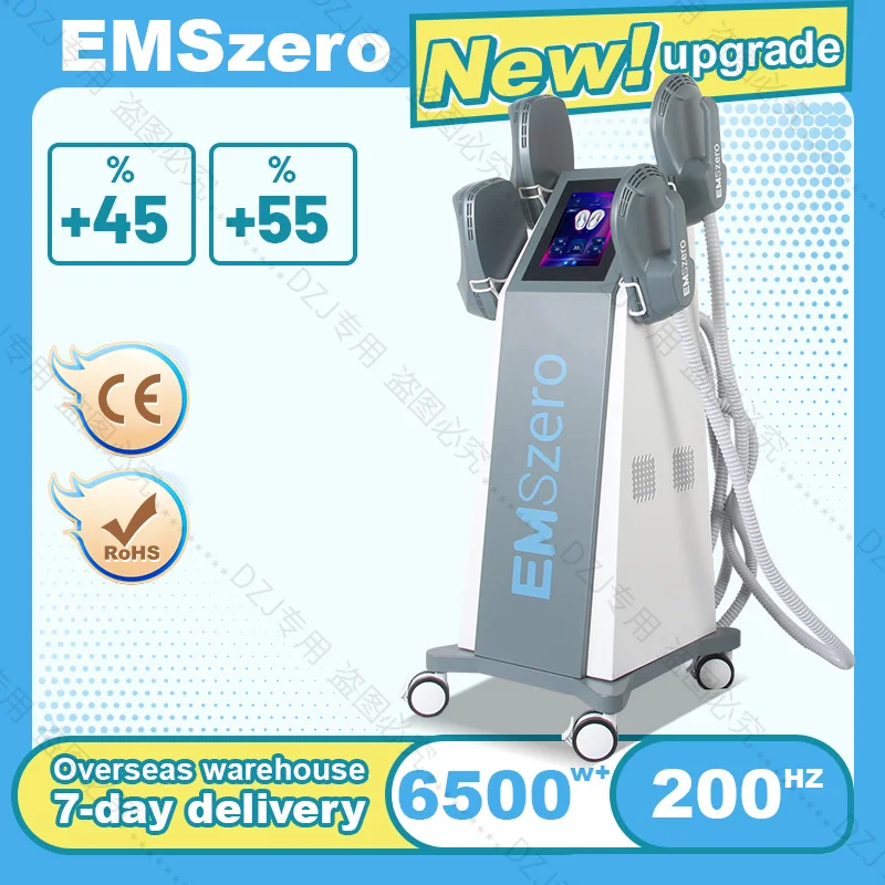 Professional EMSzero RF Machine Upgrade 6500W ABS Muscle Stimulator Fat Removal Nova 200Hz Build Muscle Fat Burning Equipment