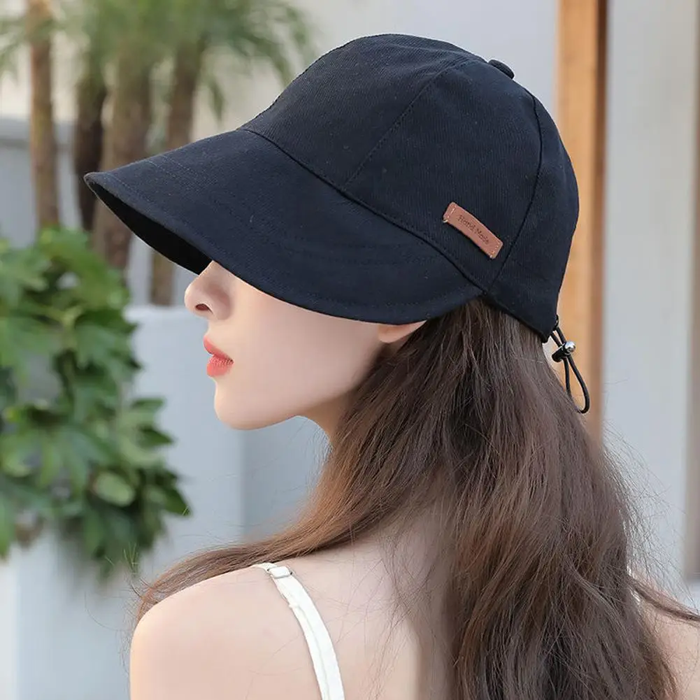 Sun Hat FemaleCover Face Breathable Sun Hat All-match Summer Hat with Anti-ultraviolet Cycling Sunhat