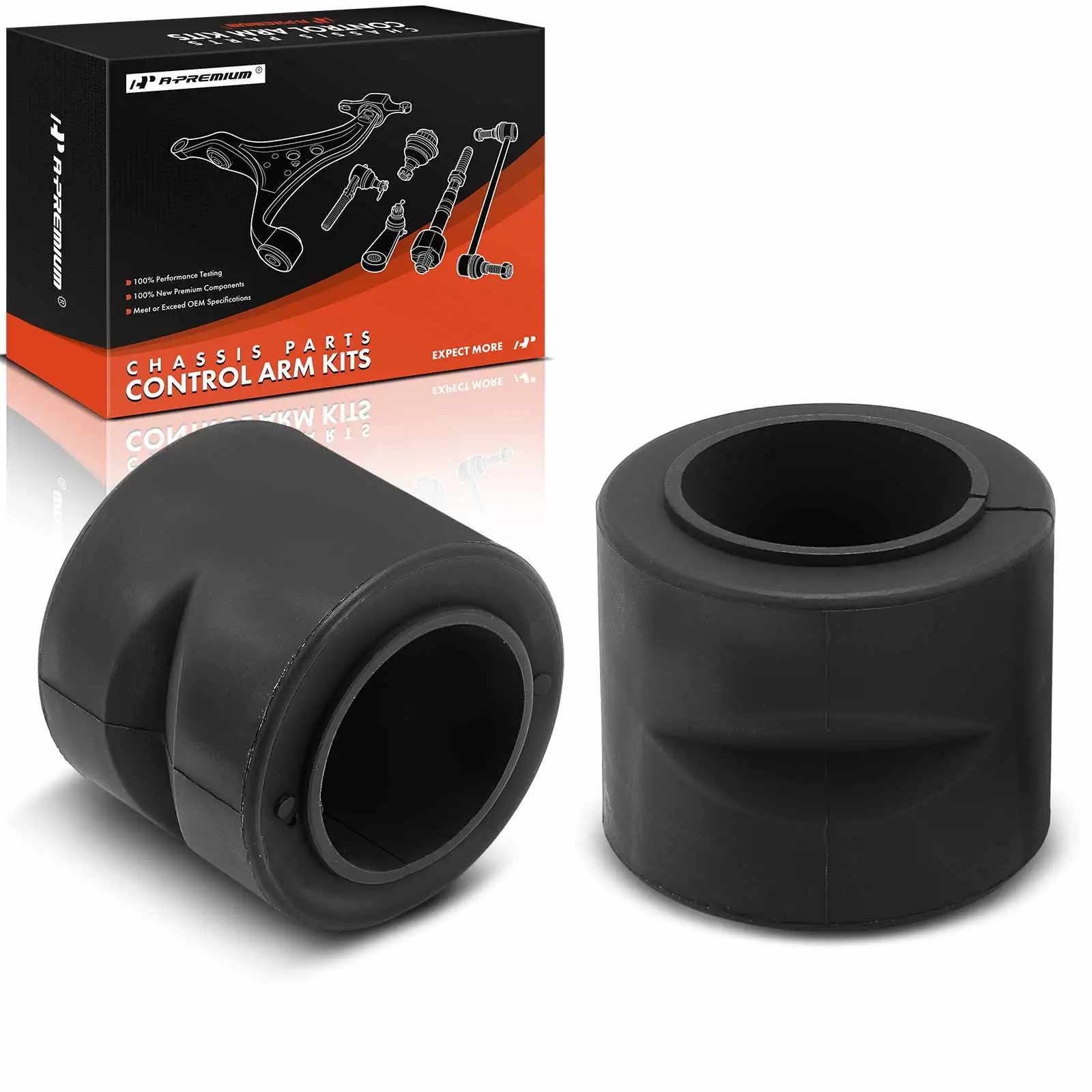 A-Premium 2x Front To Frame Sway Bar Bushing Kit for Chrysler Sebring 1996-2000 Cirrus 1995-2000 Dodge Stratus 1995-2000