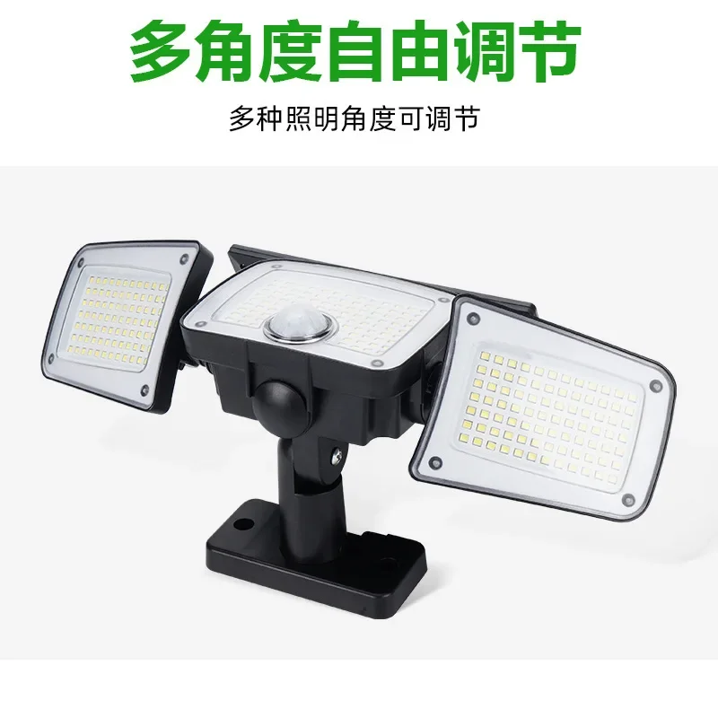 2023 New Solar Light Outdoor 280LED Lamp Super Bright Motion Sensor Waterproof 3 Working Modes Spotlight Solar for Garden Yard