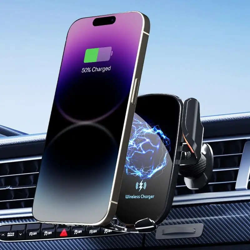 

Wireless Charging Car Mount Wireless Phone Charger For Car Fast Charging 360 Adjustable Stand Vehicle Accessories For Air Vent