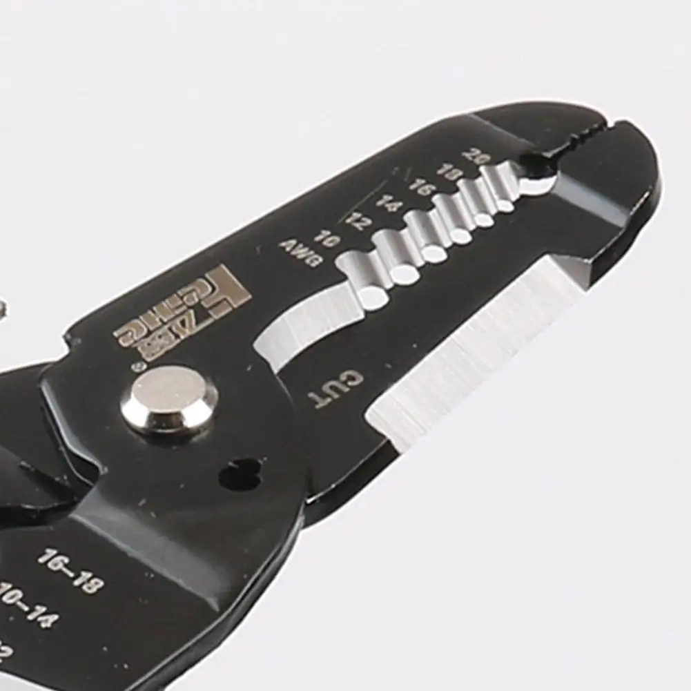 Imagem -04 - Multifuncional Wire Stripper e Alicate de Friso para Eletricistas Fio de Fibra Óptica Puxando e Cortando Alicate de Cabo