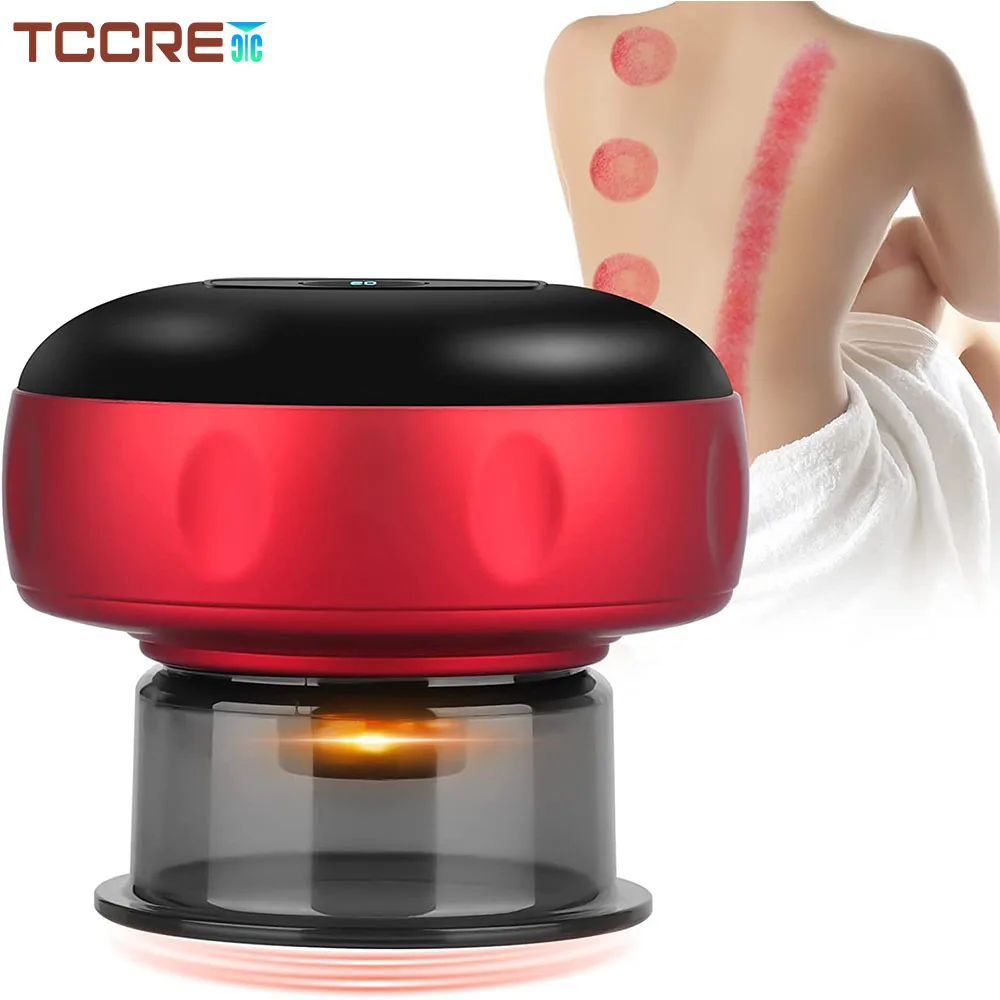 

1Set Electric Guasha Cupping Therapy Massager 3 In 1 Cupping Massager Set Back Scraping Massager Tool Vacuum Therapy Machine