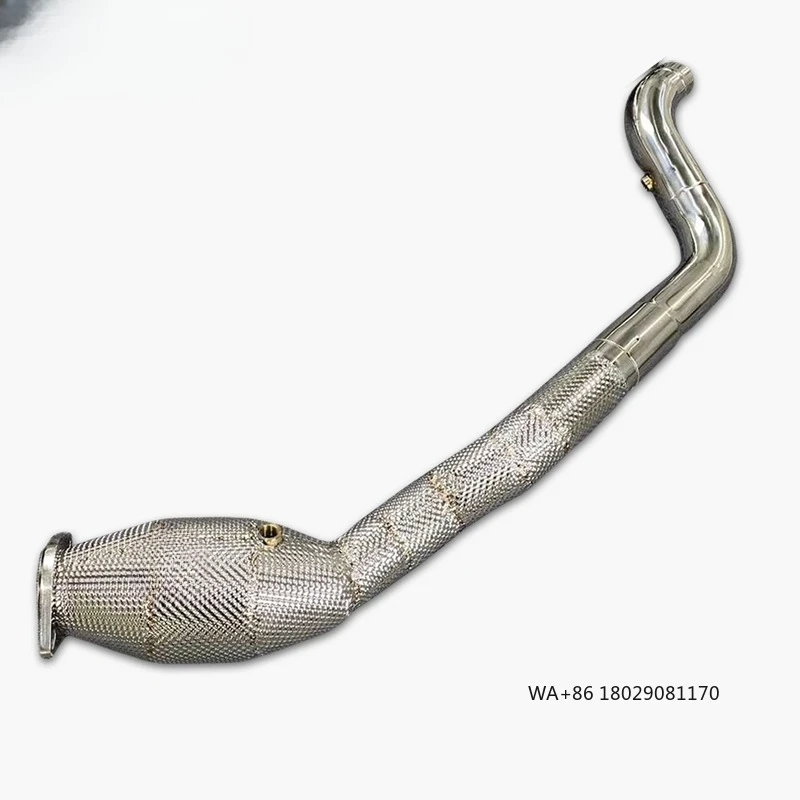 

Восточная труба для F-TYPE 3.0T 2014+, высокопроизводительные водосточные трубы, труба из нержавеющей стали, выхлопная система, выхлопная водосточная труба