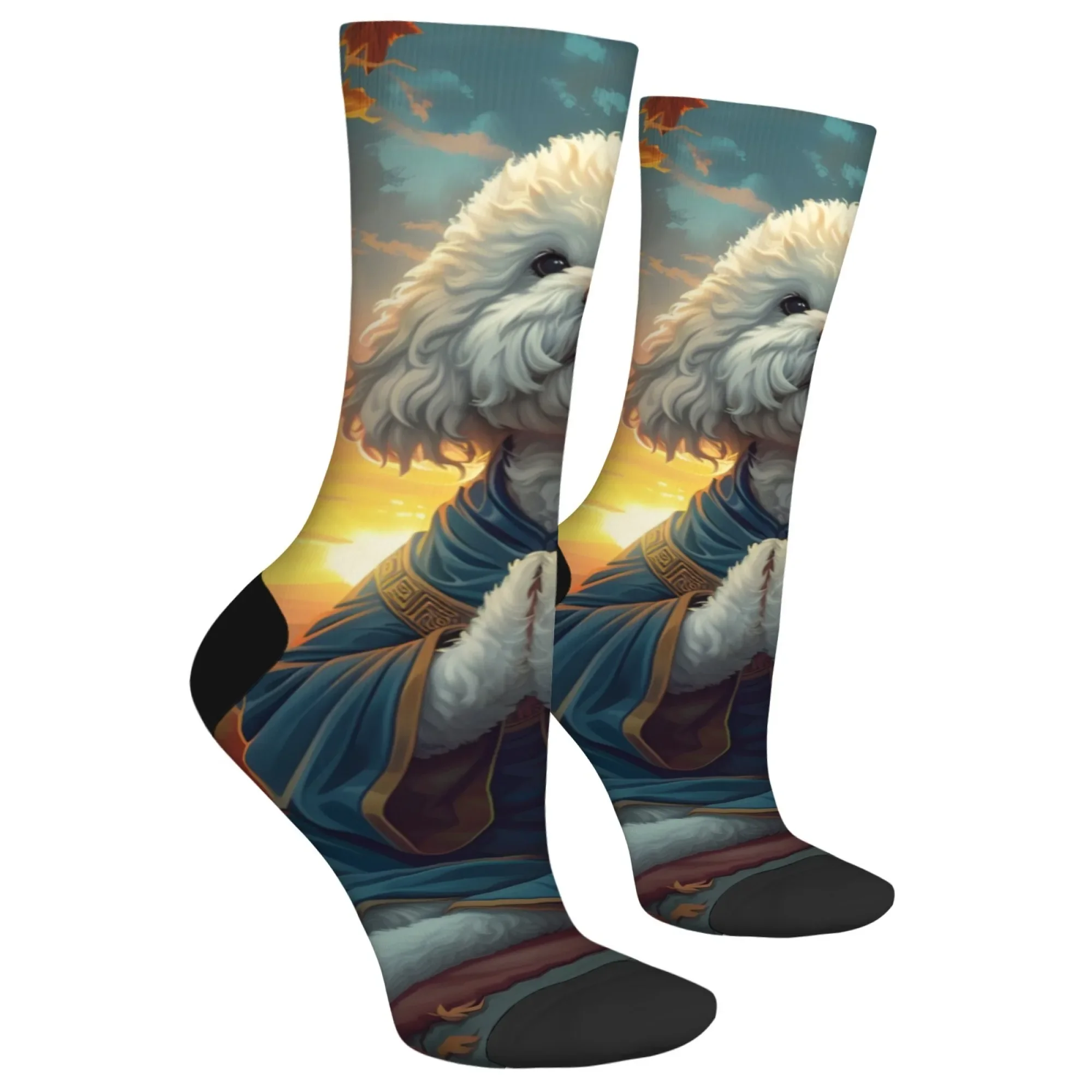 Носки с героями мультфильмов в стиле Харадзюку в стиле ретро, новинка унисекс, забавные носки Happy, креативный трендовый дизайн, удобные нескользящие носки, подарок на вечеринку