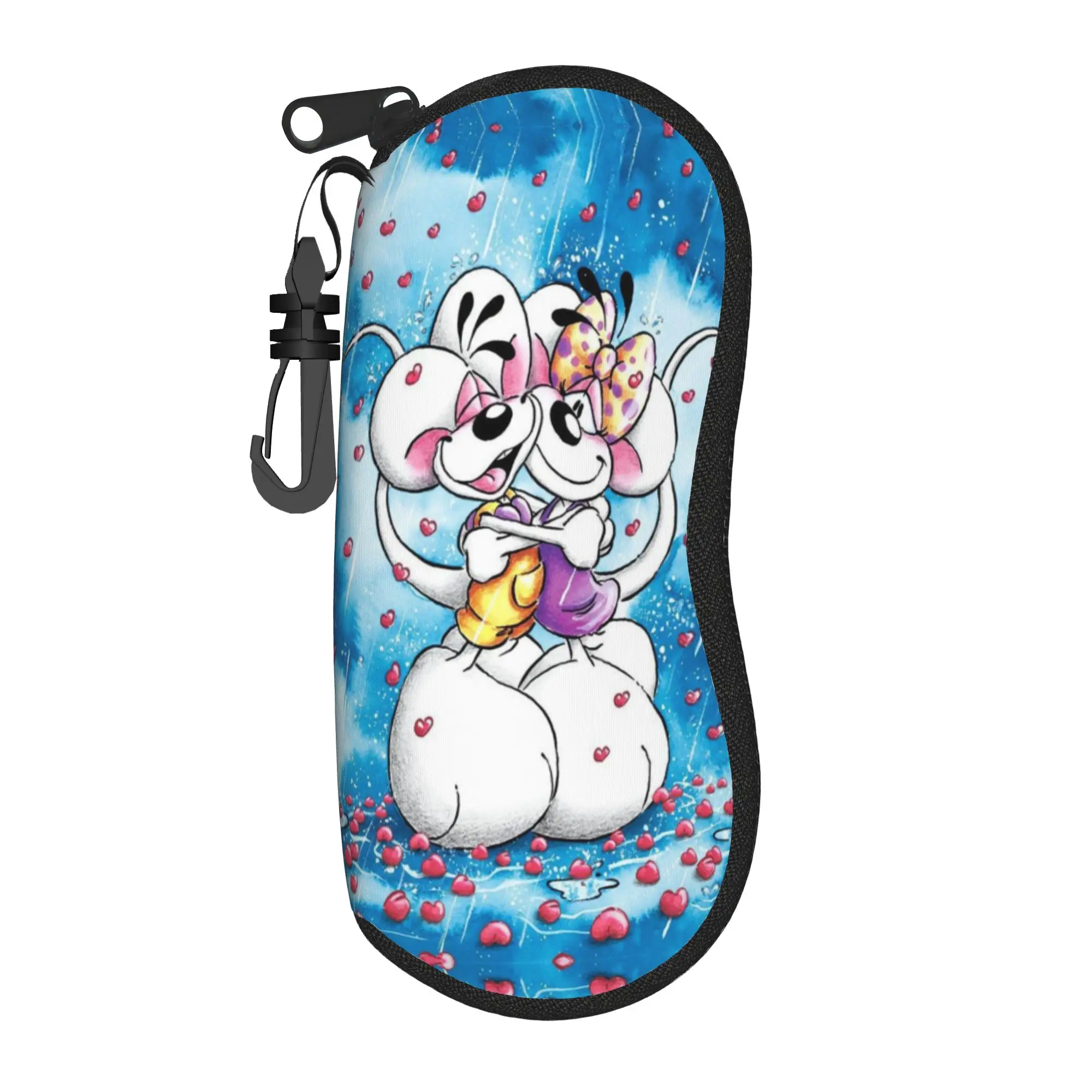Harajuku Diddl mouse Glasses Case Portable Zipper  Eyewear Box Cartoon Sunglasses Box