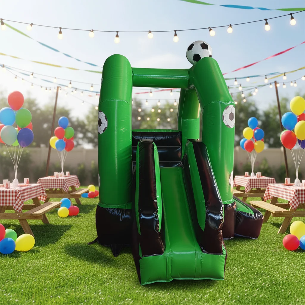 Bouncy Football Castle 2.5m*3. - Kids Outdoor House ulasan dan harga