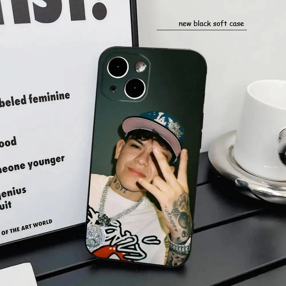 Singer Junior H Sad Boyz  Phone Case For iPhone16,15,14,13,12 Mini 11 Pro XR,X,XS,MAX 7,8 Plus Silicone Cover Soft Black