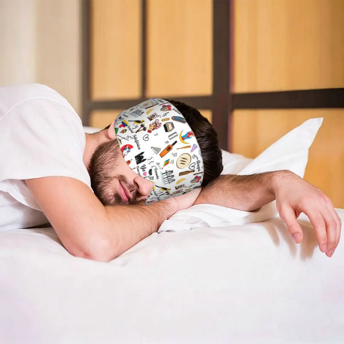 Venezuela Feelings sleep mask Light Blocking Portable Eye Cover for Girls Boys Office Nap Party Gift Eyeshade eyepatch