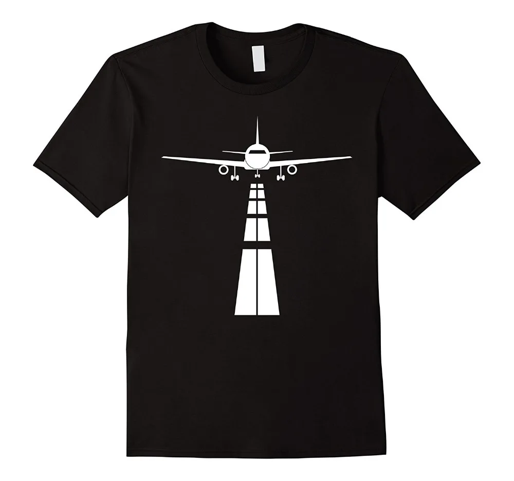 New Brand-Clothing T Shirts Hip-Hop Simple Splicing Tee Tops Shirt Pilot Airplane Shirt, Aviation Pilot Tee Shirt