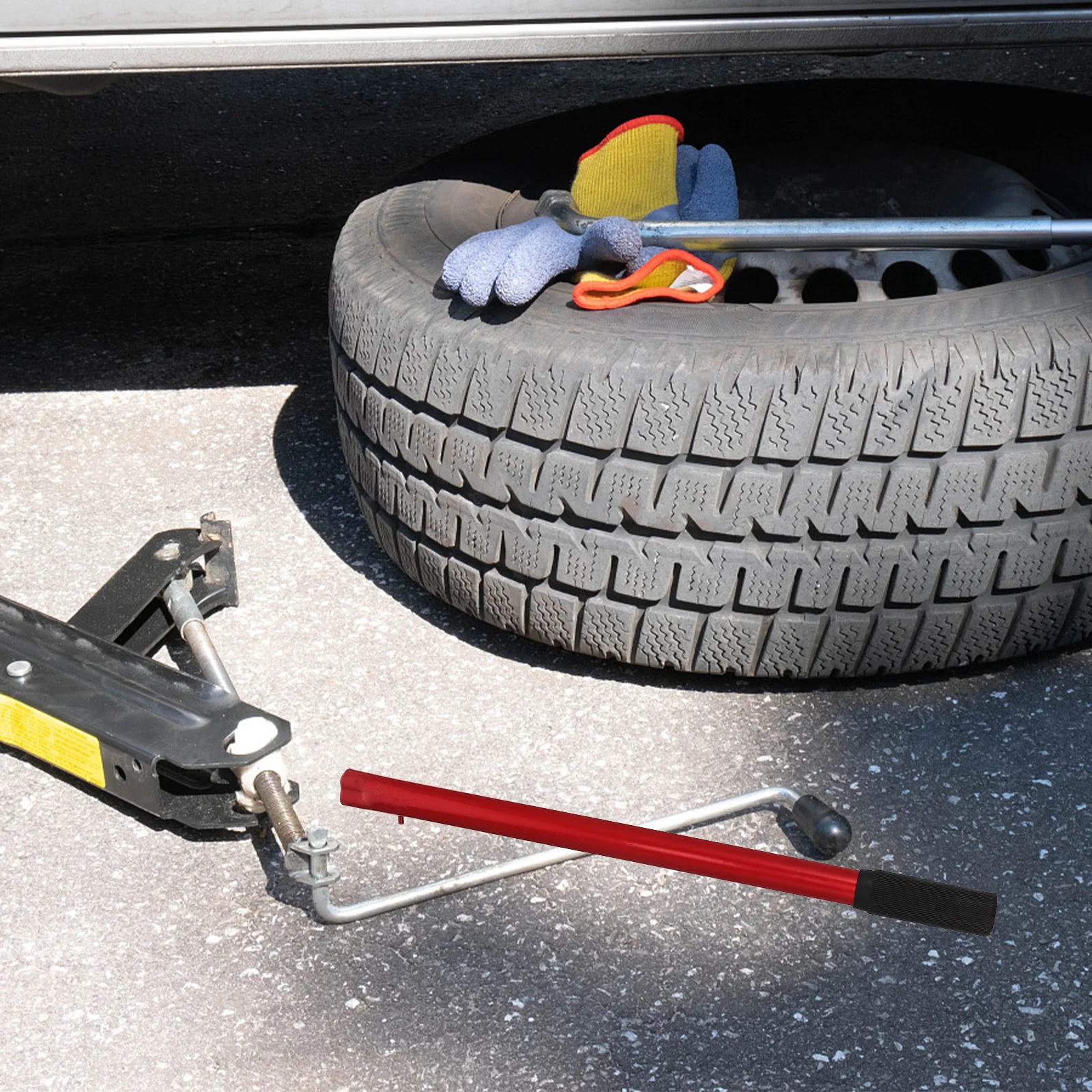 

Hydraulic Handle 2 Ton Floor Jack Bar Horizontal Press Rod Car Jack Accessories Non Slip Grip Easy Operation Repair Tools