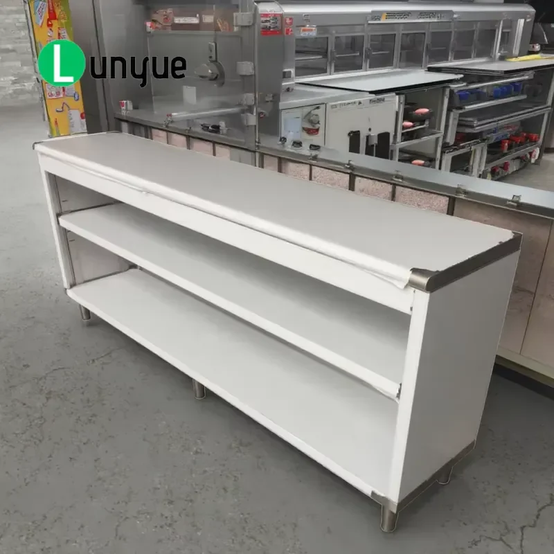 Heavy Duty Commercial Kitchen Sideboard 304 Stainless Steel Modern Classic Fireproof Design Durable Advanced Surface