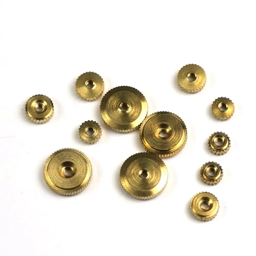 Brass Metric Nuts For Quartz Clock Movement Repair Watchmaker Tool Kit Professional Maintenance Replacement Accessories Componen