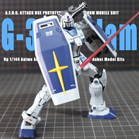 Hg 1/144  RX-78-3 G-3 Double Cannon anime Action Figure Assembly Model Robot model Kits toy Exquisite Collectibles Models Gifts