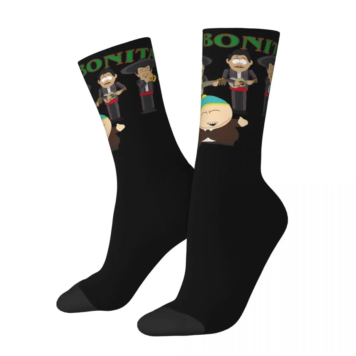 Harajuku Unisex Socks Southpark Cartman At Casa Bonita Accessories Comfortable Funny Sport Socks All Seasons