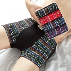 Mens Underwear Bamboo Fiber Boxer Shorts Modal Panties Sexy Print Underpants Breathable Boxers Male Underwears L-5XL