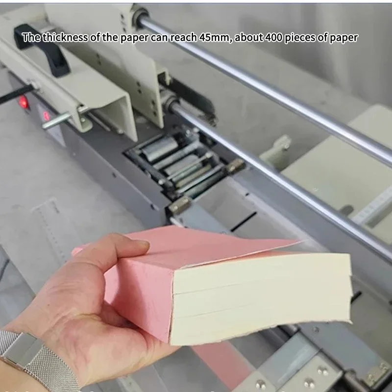 220V 320s/320 Desktop Hot Melt Glue Binding Machine Manual Book of Glue Binding Machine A4 Hardcover Book Binding Machine 5