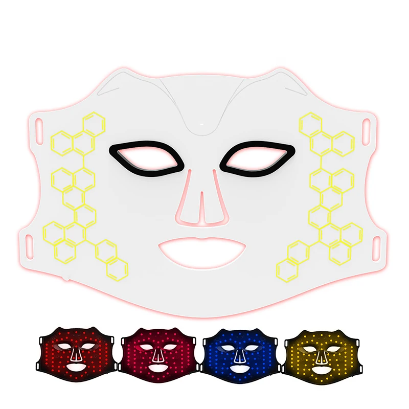 4 Colors Photon Mask With 4 Weight Concentrated Light Directly Strikes The Dermis For Face Skin Beauty And Care