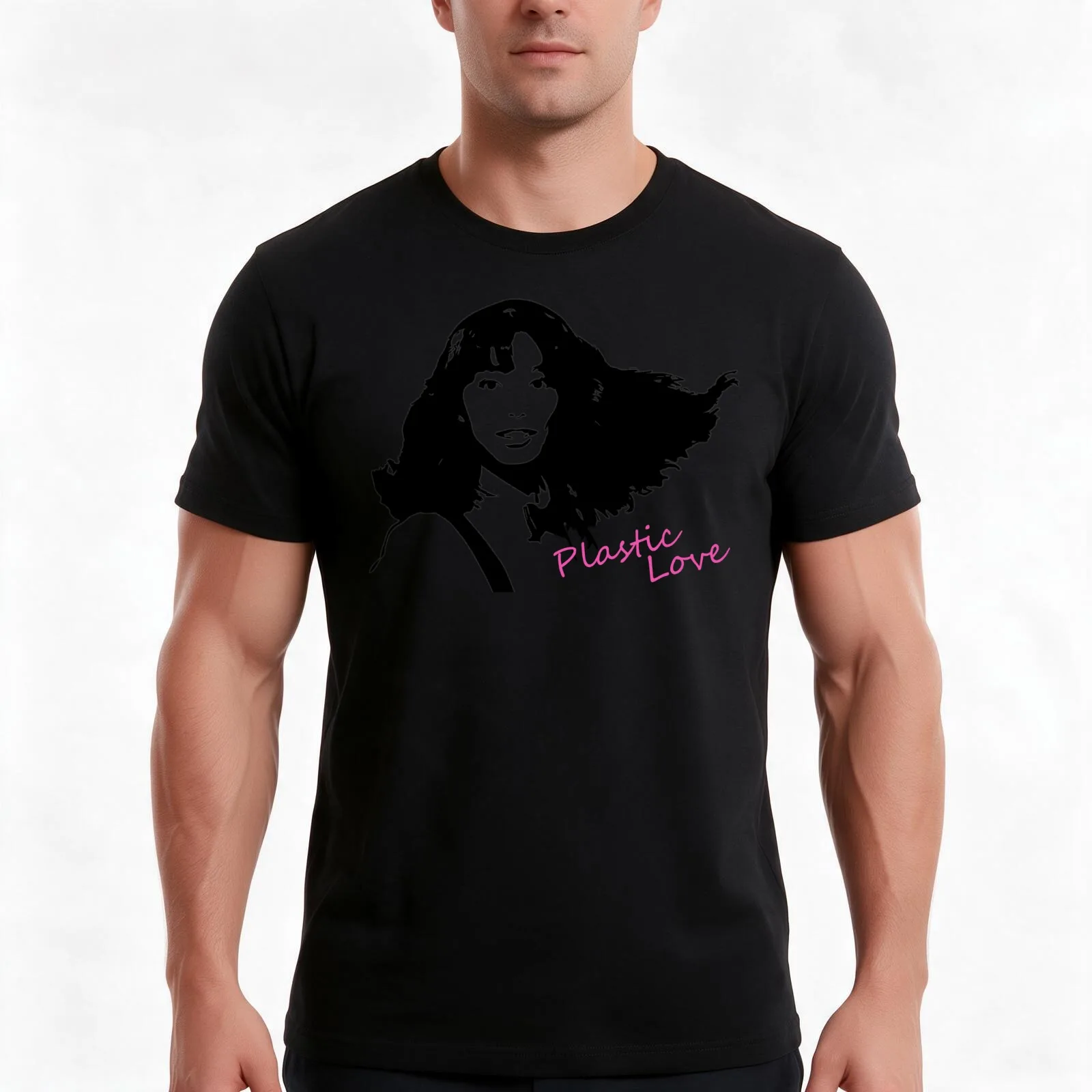 Plastic Love - Mariya Takeuchi T-Shirt Summer Casual Cotton Tee Oversized Streetwear Tops Vintage Graphic Print 100% Cotton