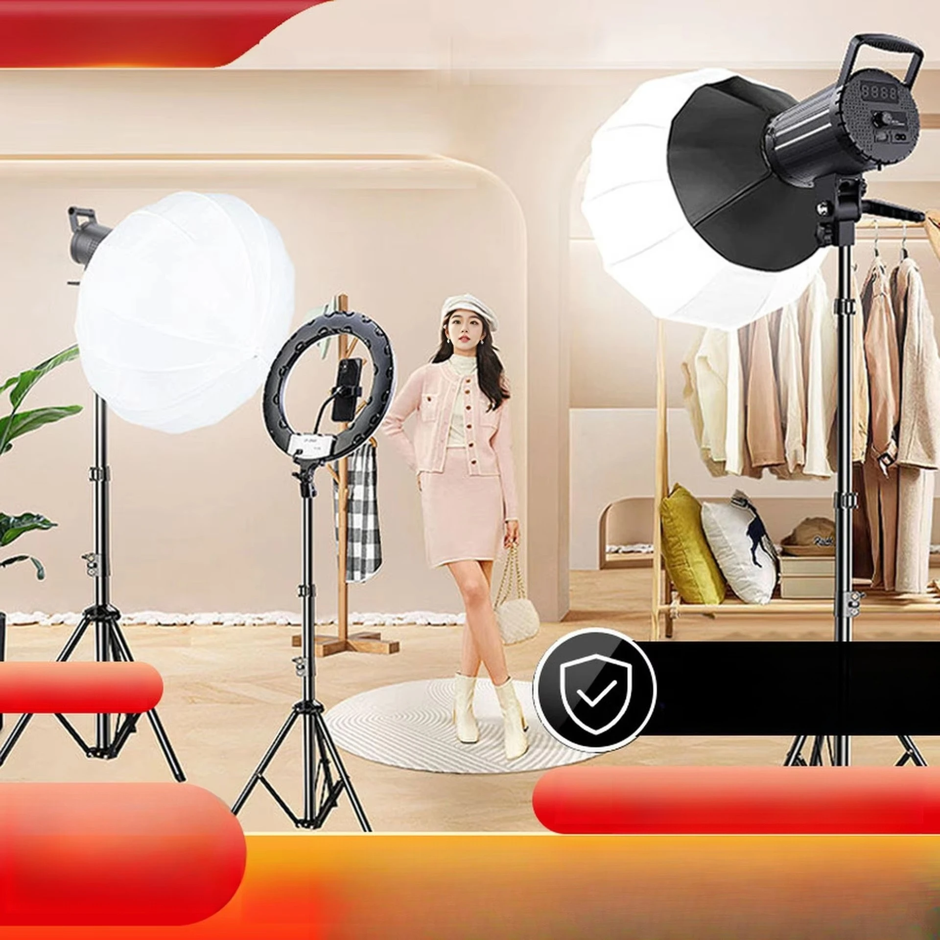 Photography Lighting For Food - Professional 500W AC Powered LED Video