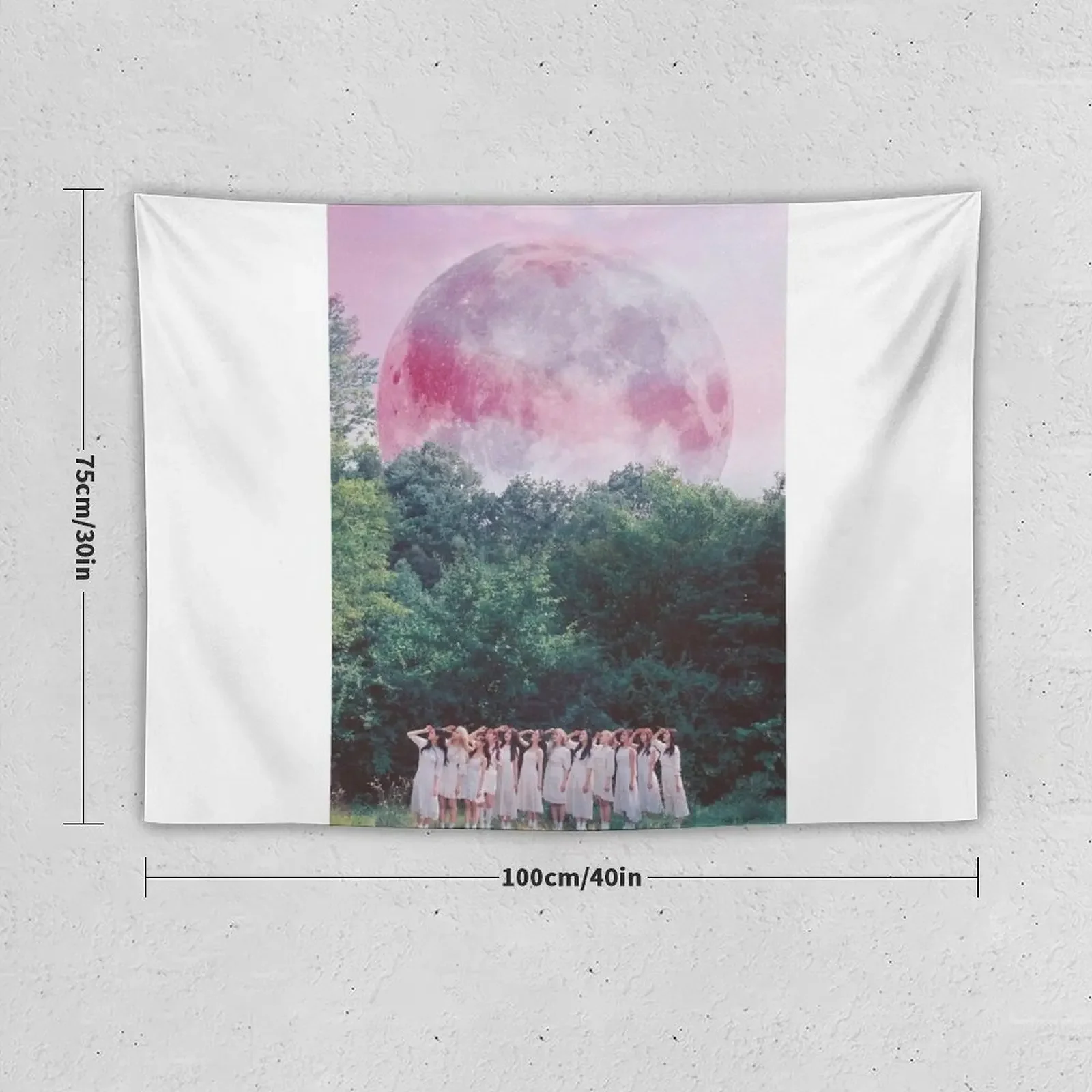 LOONA / LOOΠΔ / ??? ?? / ++ Plus Plus OT12 Tapestry Funny Aesthetic Room Decors Wall Hanging Decor Tapestry