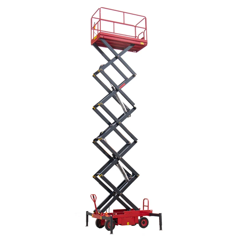 4~18m Work Platform Lifts Aerial Man Lifting Platform Electric Hydraulic Scissor Lift