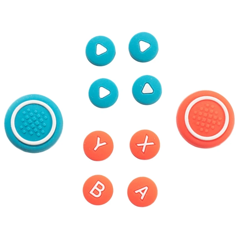 Zapasowa osłona klawiszy kierunkowych Silikonowe nakładki na joysticki 10 sztuk/zestaw