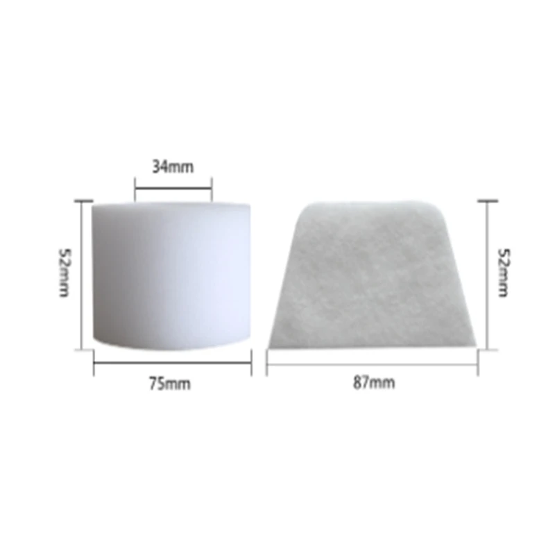 Подходит для Jaberley Shark IF100 IF200 IC205, фильтрующие элементы для пылесоса, фильтр, мягкая бархатная щетка, запасные части для очистки