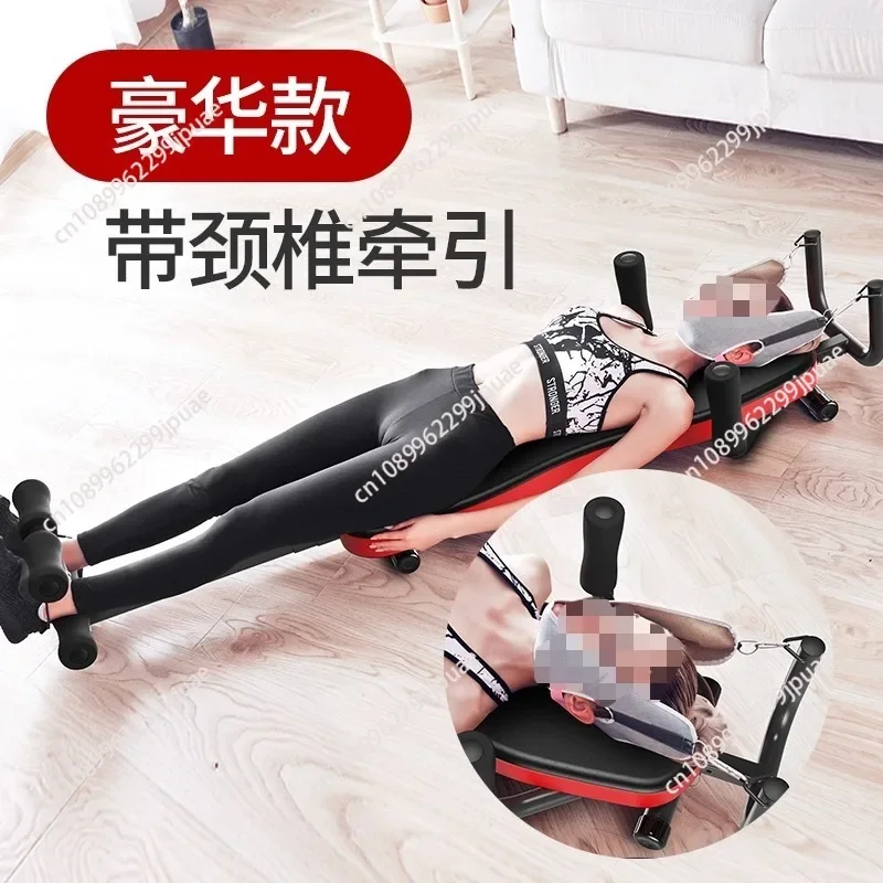 Multifunctional Upside Down Inversion Stretcher Cervical Lumbar Spine Traction Device Body Shaping Leg Pulling Stretch Equipment